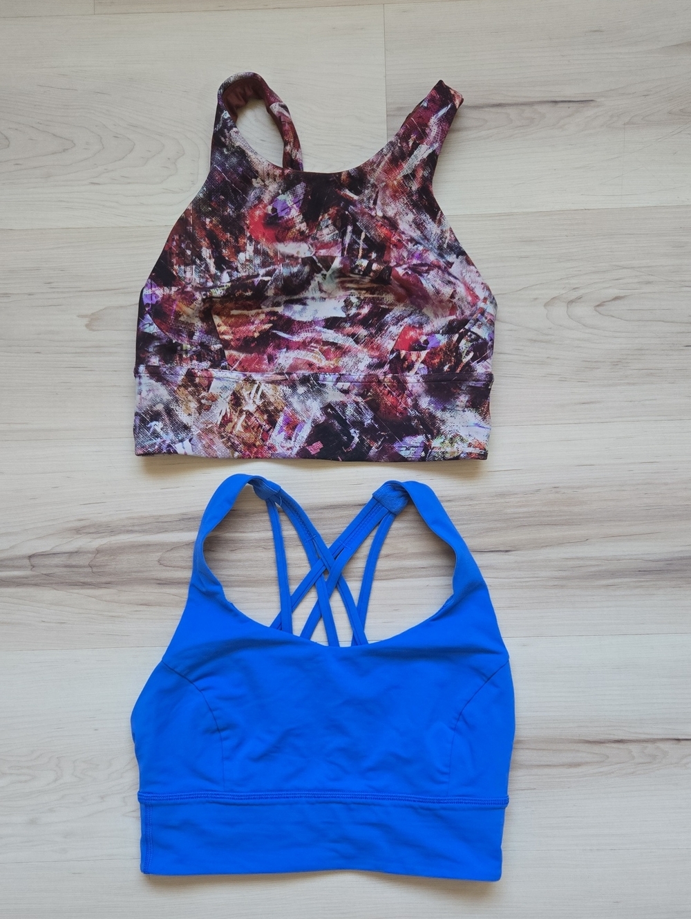 Two Lululemon Sports Bras, Size 6